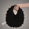 Black beaded bag