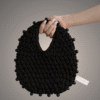 Black beaded bag