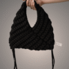 Black triangle bag